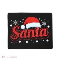 Funny Santa SantaS Favorite Ho Matching Couple Christmas Mousepad thumb 0