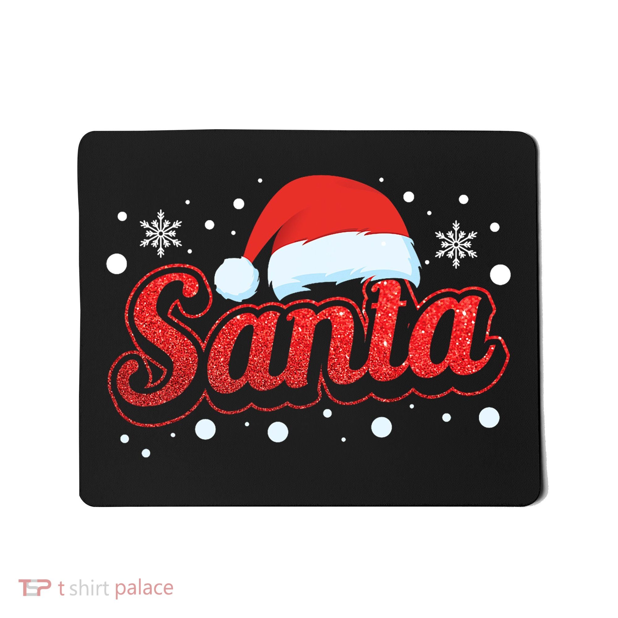 Funny Santa SantaS Favorite Ho Matching Couple Christmas Mousepad