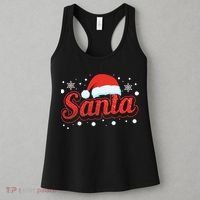 Funny Santa SantaS Favorite Ho Matching Couple Christmas Women's Tank Top thumb 3