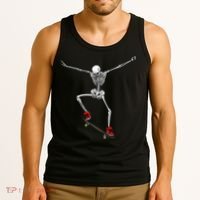 Funny Skateboarding Skateboard Skateboarder Tank Top thumb 3
