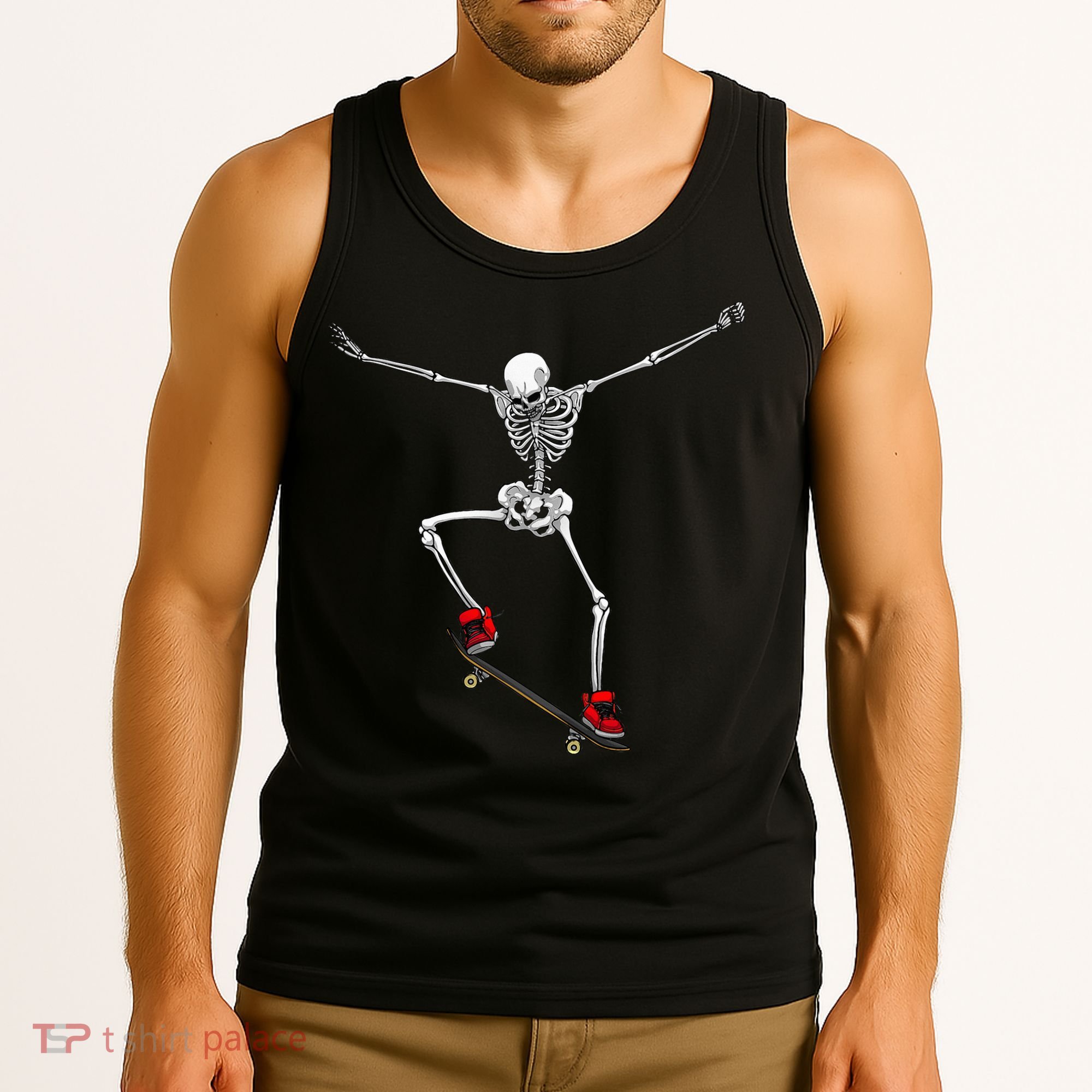 Funny Skateboarding Skateboard Skateboarder Tank Top