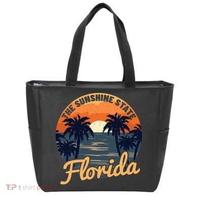 Florida Sunset Throwback Design Classic Tote Bag