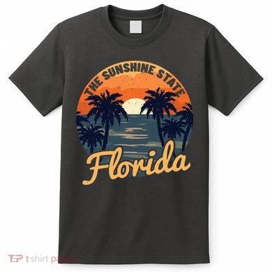 Florida Sunset Throwback Design Classic T-Shirt