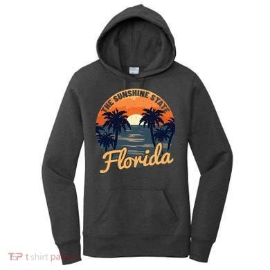 Florida Sunset Throwback Design Classic Women's Hoodie