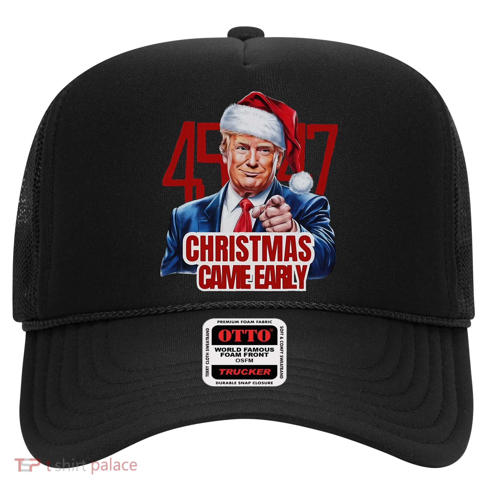 Funny Santa Trump Christmas Came Early 47th President Xmas Hat