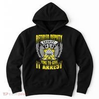 Funny Sheriff T Retired Deputy Sheriff Hoodie thumb 0