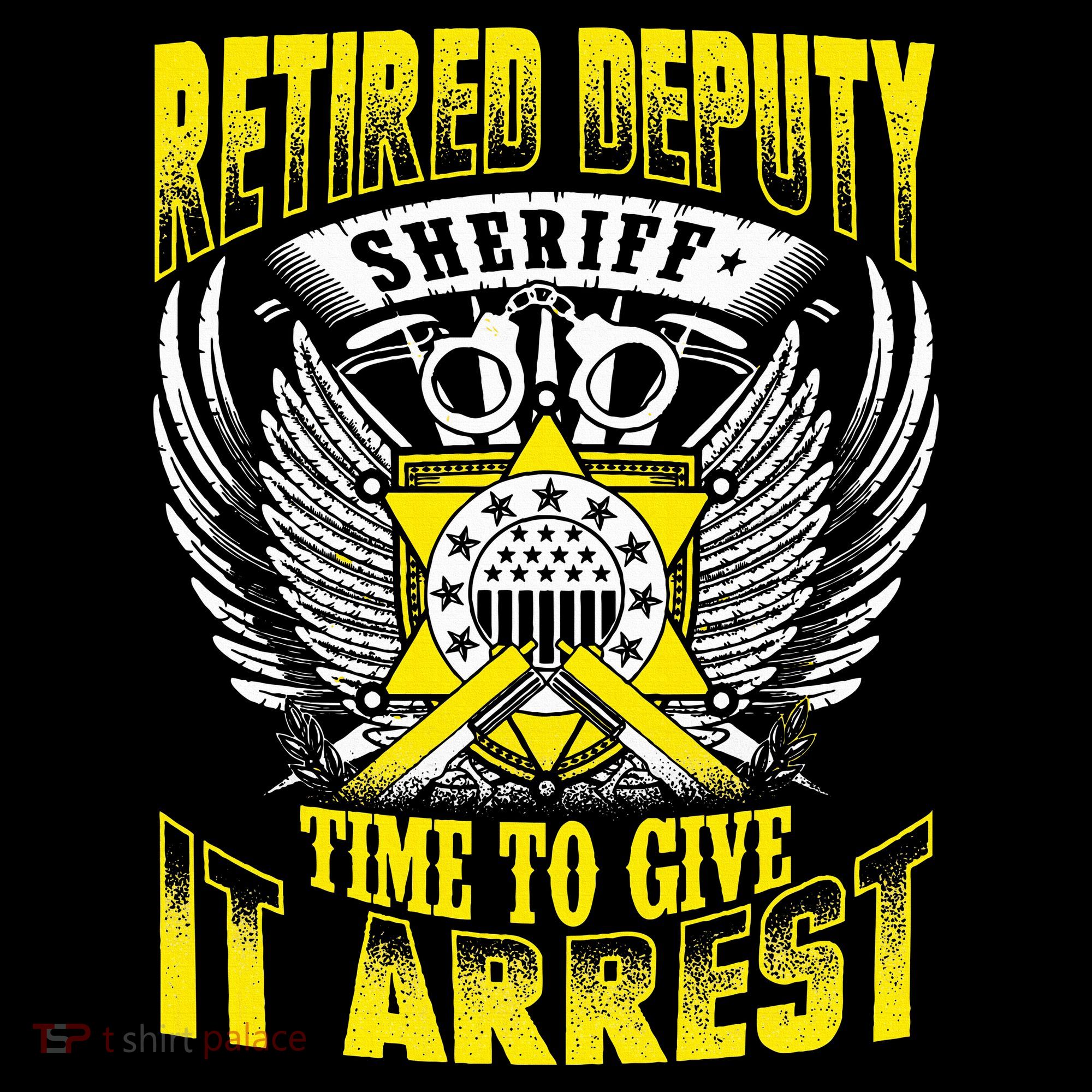 Funny Sheriff T Retired Deputy Sheriff Mousepad
