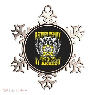 Funny Sheriff T Retired Deputy Sheriff Ornament
