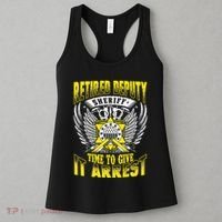 Funny Sheriff T Retired Deputy Sheriff Women's Tank Top thumb 3