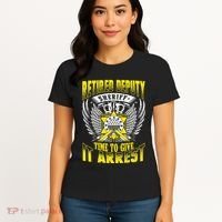 Funny Sheriff T Retired Deputy Sheriff Women's T-Shirt thumb 4