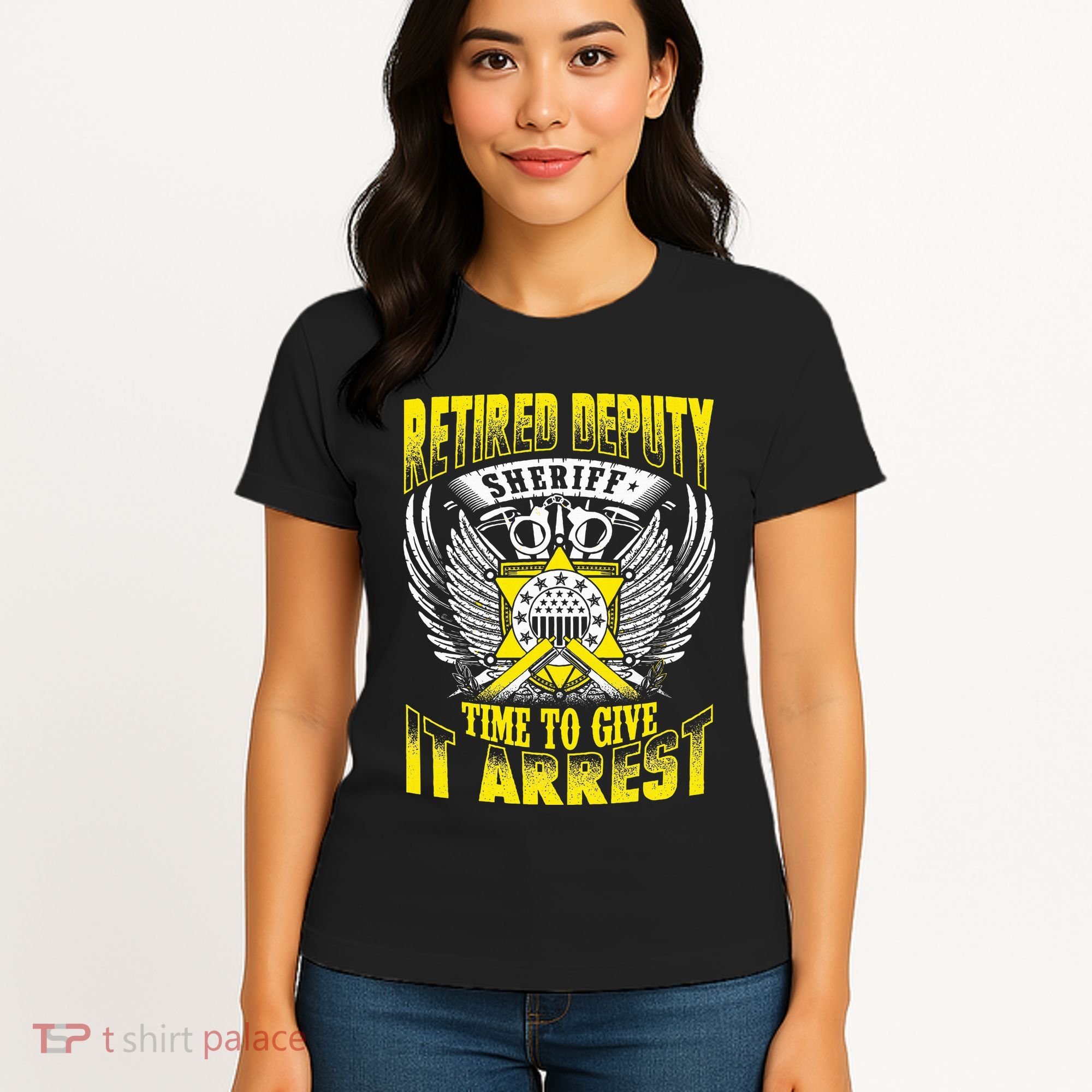 Funny Sheriff T Retired Deputy Sheriff Women's T-Shirt