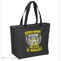 Funny Sheriff T Retired Deputy Sheriff Tote Bag thumb 2