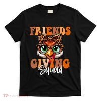 Friends Squad Thanksgiving Turkey Face Leopard T-Shirt thumb 0
