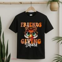 Friends Squad Thanksgiving Turkey Face Leopard T-Shirt thumb 2