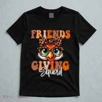 Friends Squad Thanksgiving Turkey Face Leopard T-Shirt thumb 5