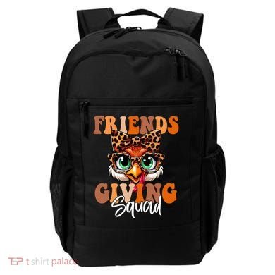 Friends Squad Thanksgiving Turkey Face Leopard Backpack