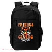 Friends Squad Thanksgiving Turkey Face Leopard Backpack thumb 0