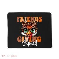 Friends Squad Thanksgiving Turkey Face Leopard Mousepad thumb 0