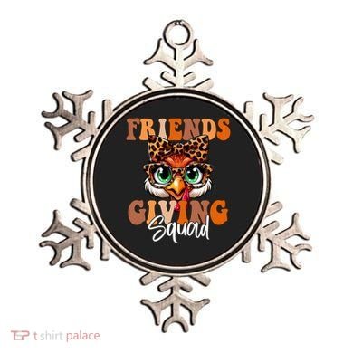 Friends Squad Thanksgiving Turkey Face Leopard Ornament