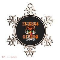 Friends Squad Thanksgiving Turkey Face Leopard Ornament thumb 0
