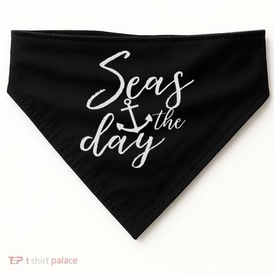 Funny Seas The Day Cruise USA-Made Doggie Bandana