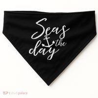 Funny Seas The Day Cruise USA-Made Doggie Bandana thumb 0