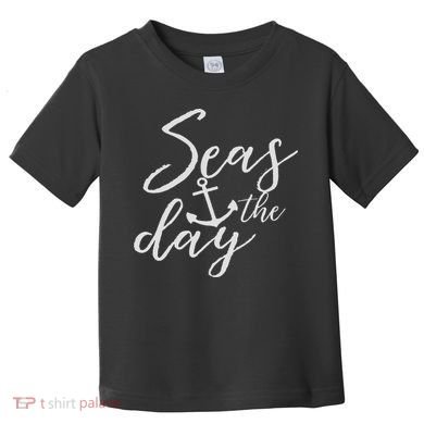 Funny Seas The Day Cruise Toddler T-Shirt