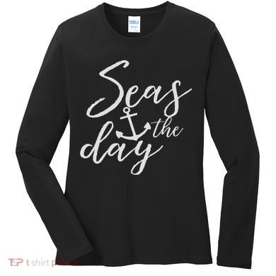 Funny Seas The Day Cruise Women's Long Sleeve Shirt