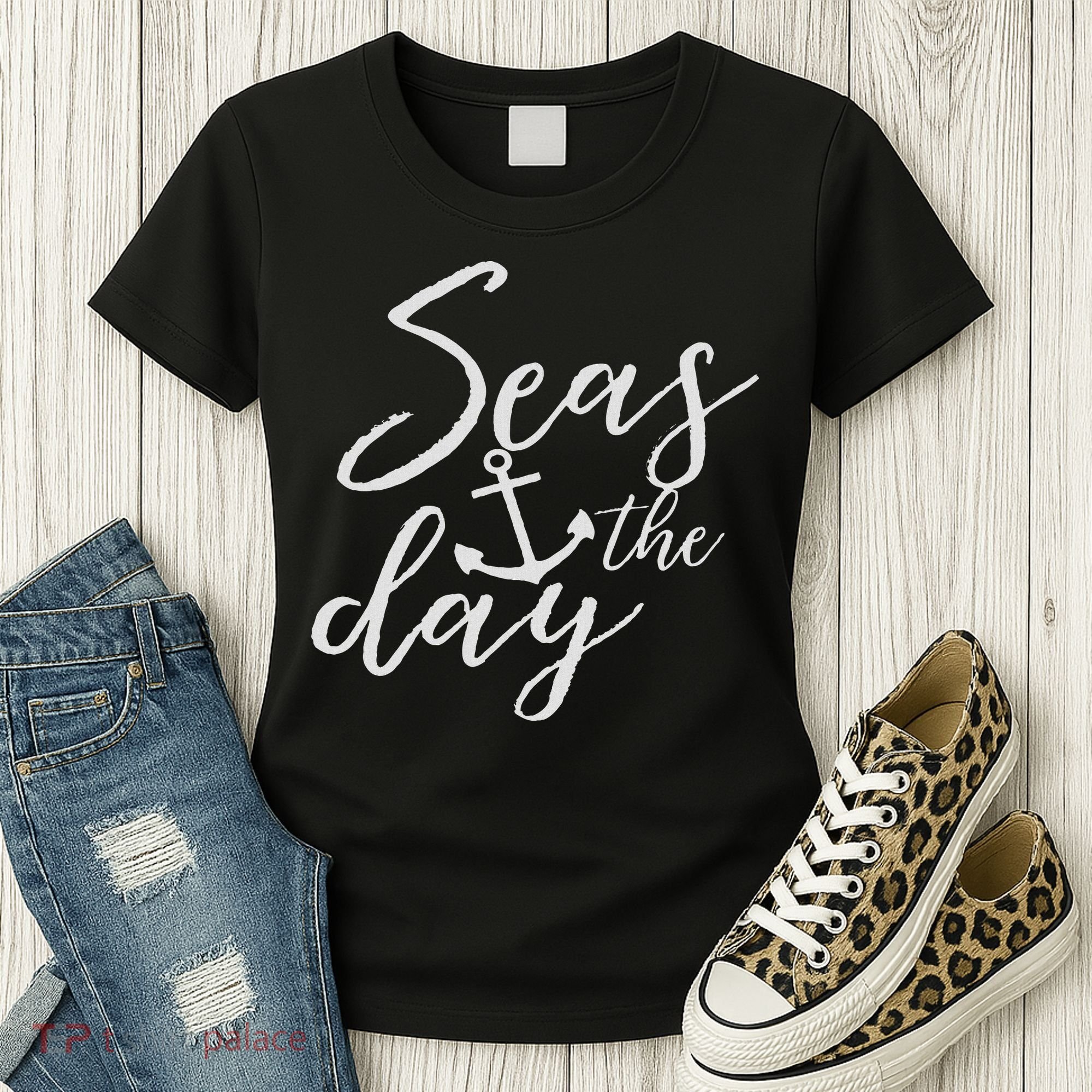 Funny Seas The Day Cruise Women's T-Shirt