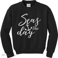 Funny Seas The Day Cruise Kids Sweatshirt thumb 0