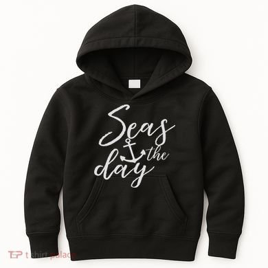 Funny Seas The Day Cruise Kids Hoodie