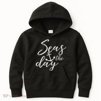 Funny Seas The Day Cruise Kids Hoodie thumb 0