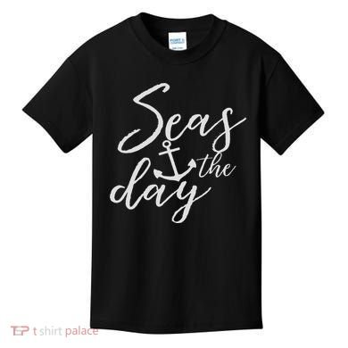 Funny Seas The Day Cruise Kids T-Shirt