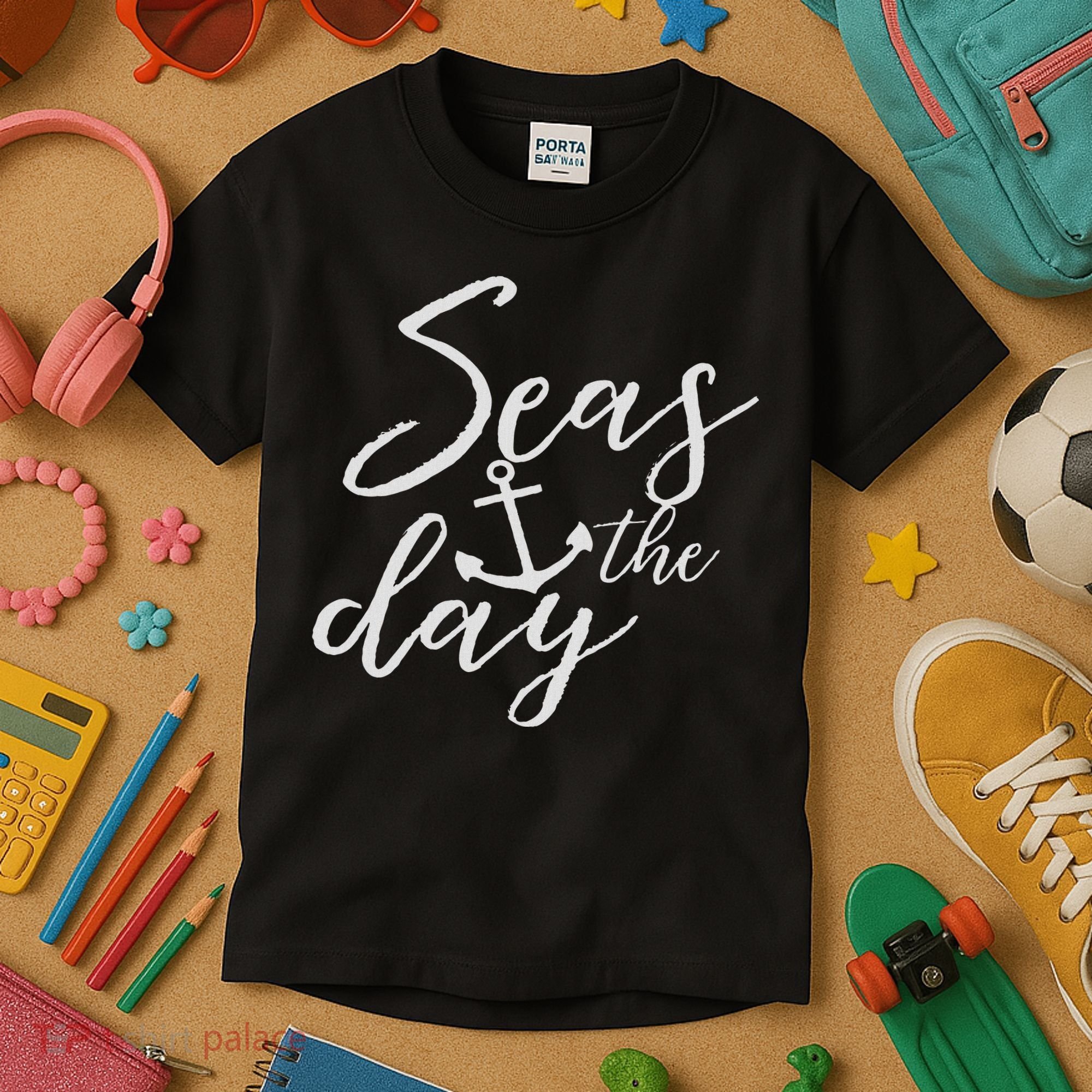 Funny Seas The Day Cruise Kids T-Shirt