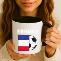 France Soccer Team Flag Coffee Mug thumb 3