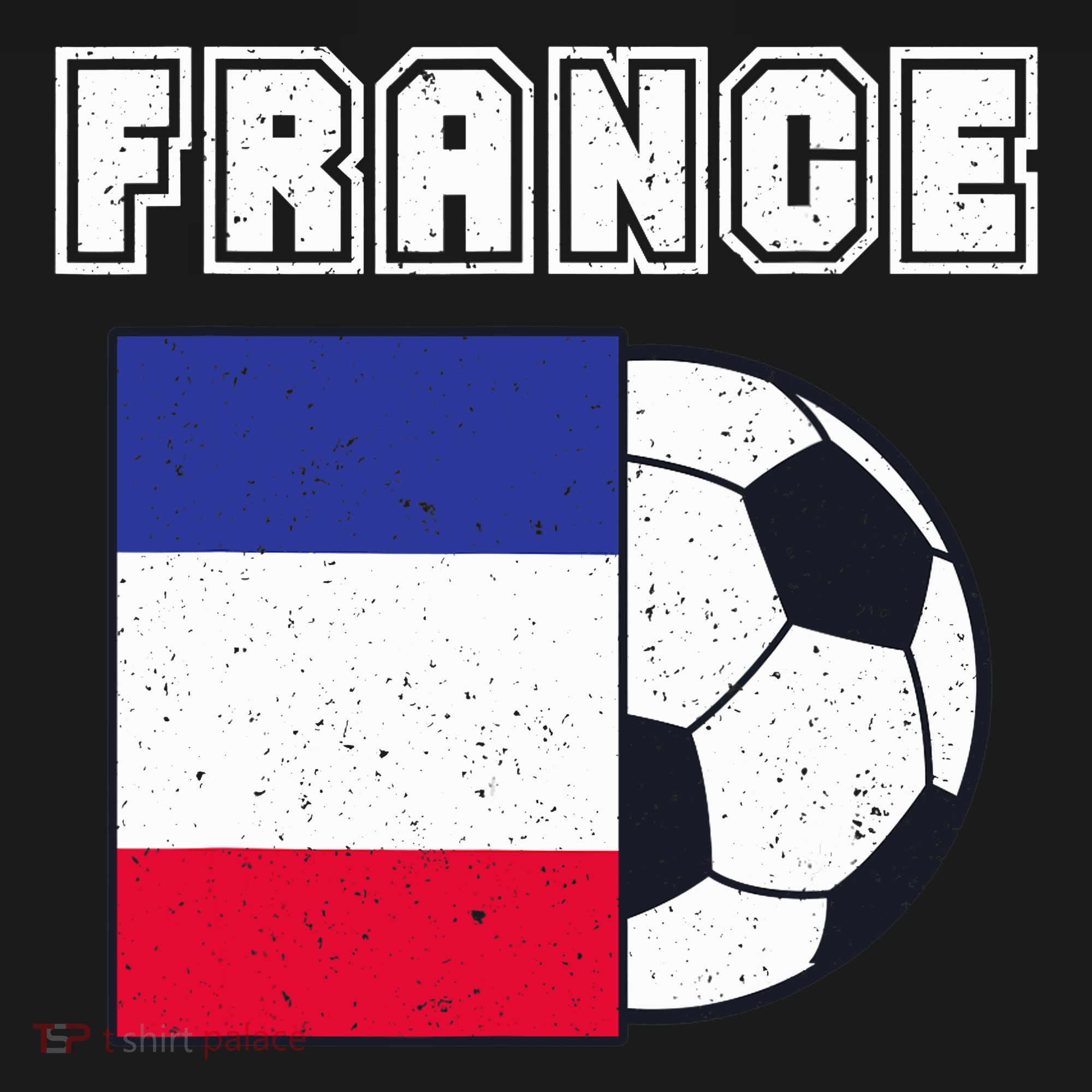 France Soccer Team Flag Ornament