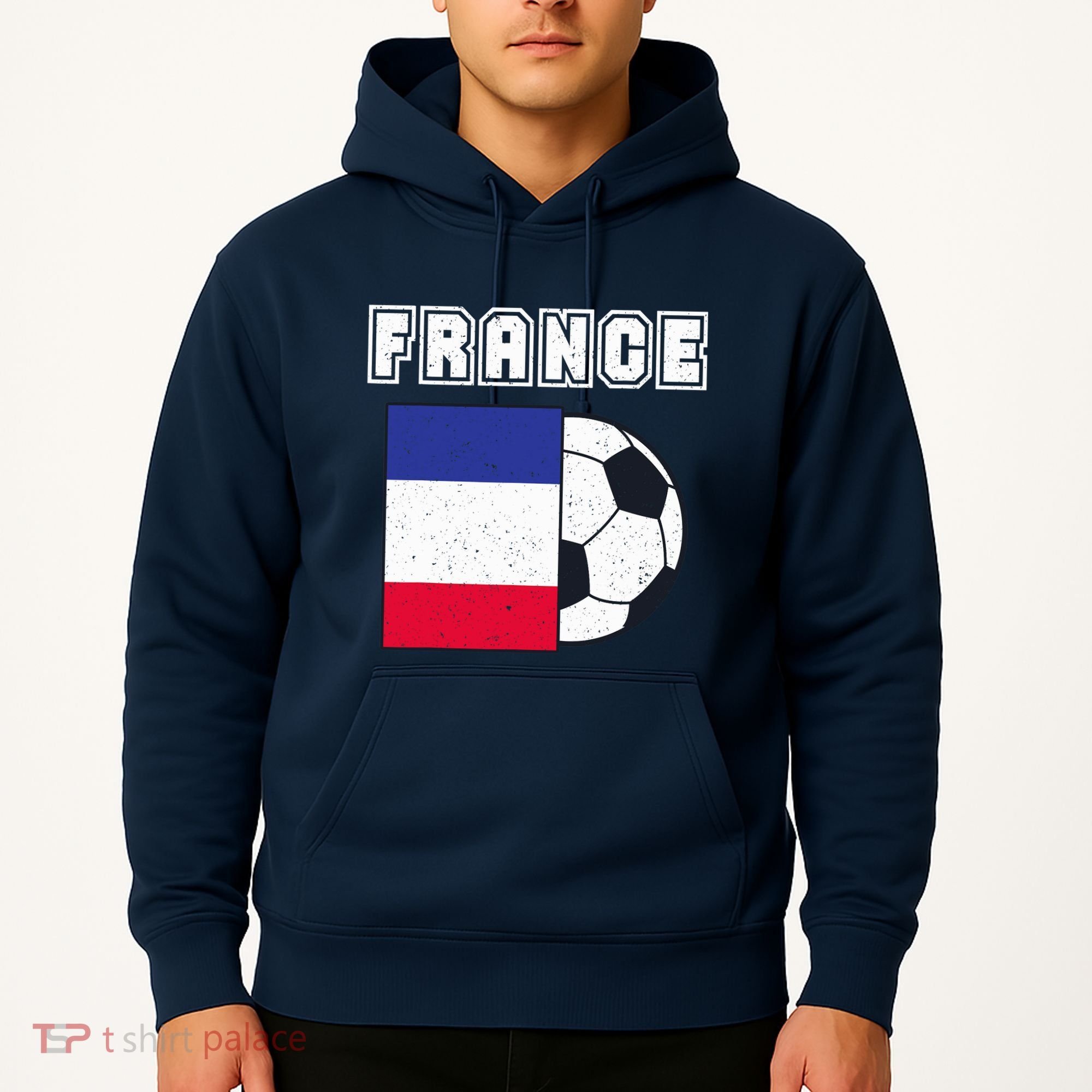 France Soccer Team Flag Hoodie