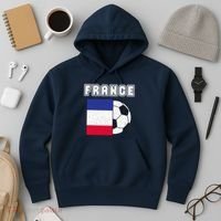 France Soccer Team Flag Hoodie thumb 3