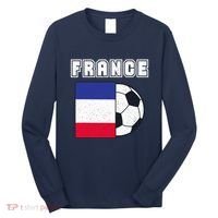 France Soccer Team Flag Long Sleeve Shirt thumb 0
