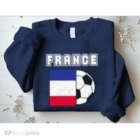 France Soccer Team Flag Sweatshirt thumb 2