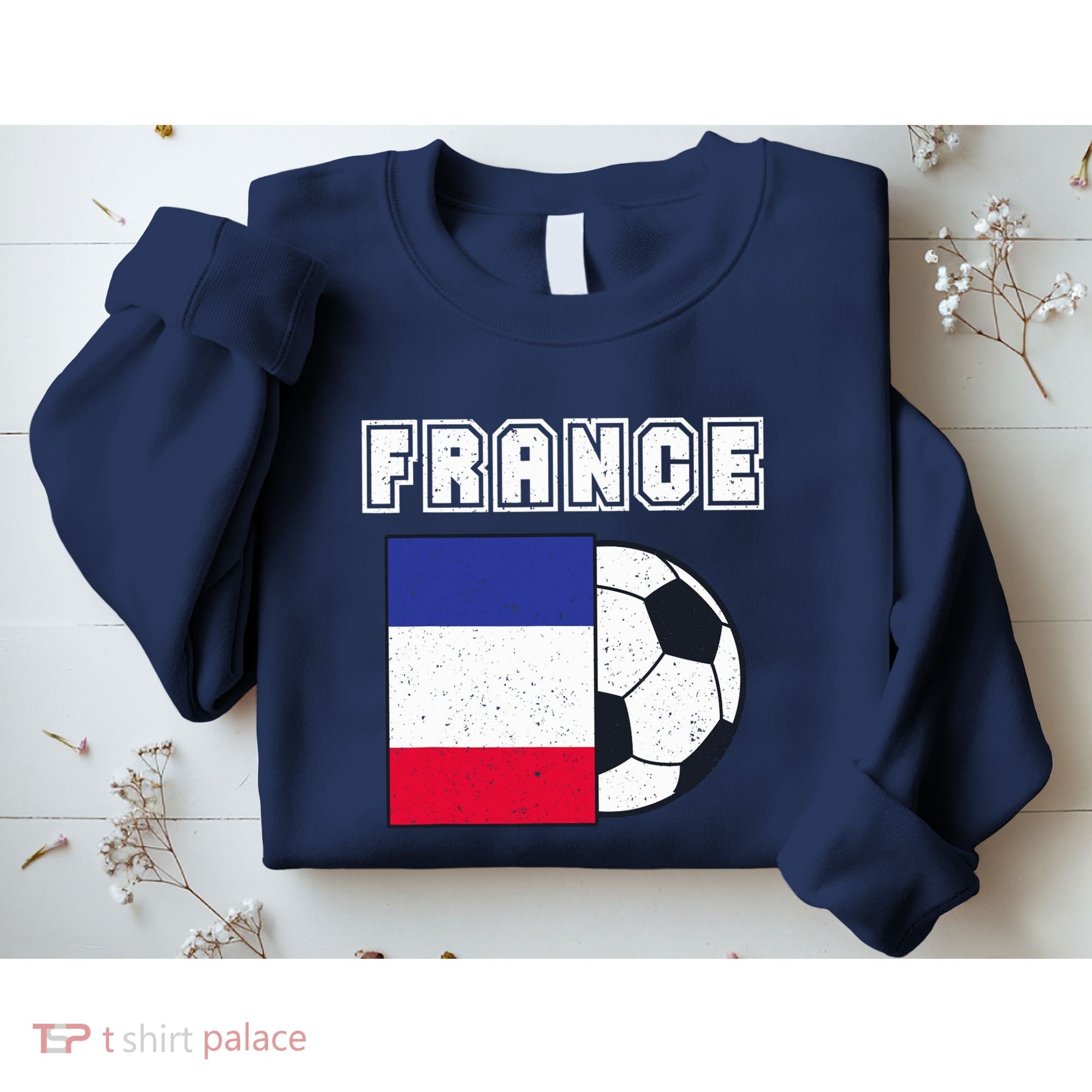 France Soccer Team Flag Sweatshirt