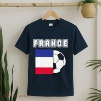France Soccer Team Flag T-Shirt thumb 2