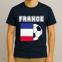 France Soccer Team Flag T-Shirt thumb 3