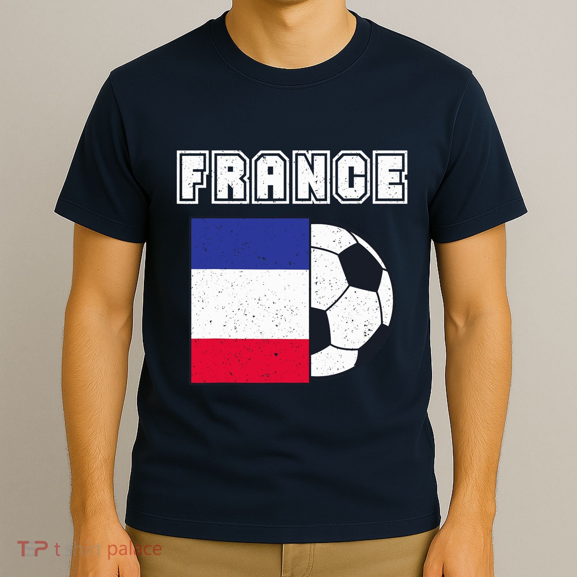 France Soccer Team Flag T-Shirt