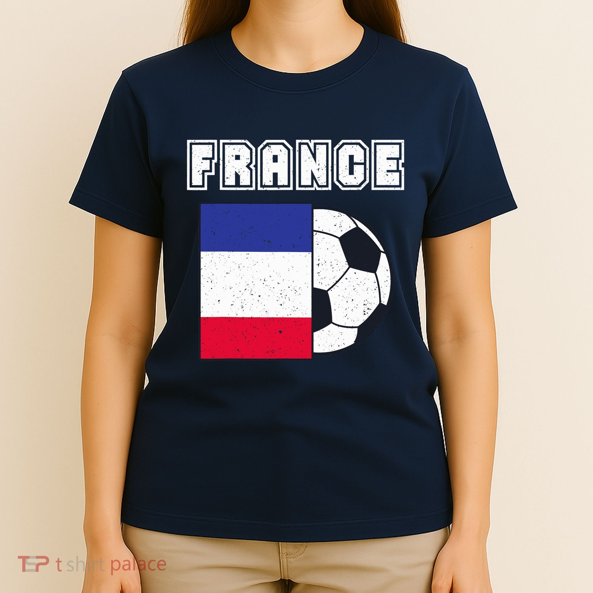 France Soccer Team Flag T-Shirt