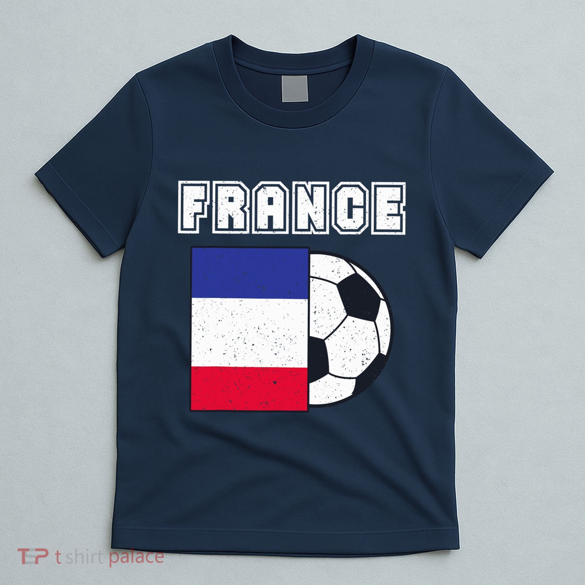 France Soccer Team Flag T-Shirt