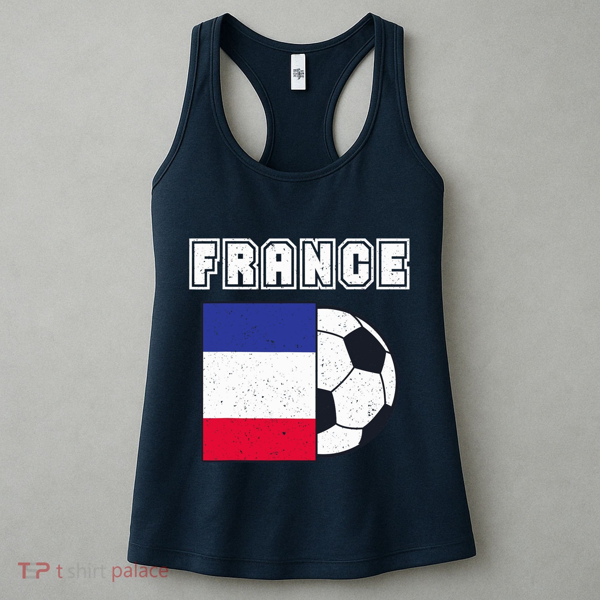 France Soccer Team Flag Women's Tank Top
