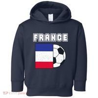 France Soccer Team Flag Toddler Hoodie thumb 0