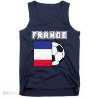 France Soccer Team Flag Tank Top thumb 0
