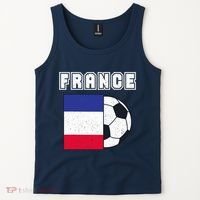France Soccer Team Flag Tank Top thumb 2
